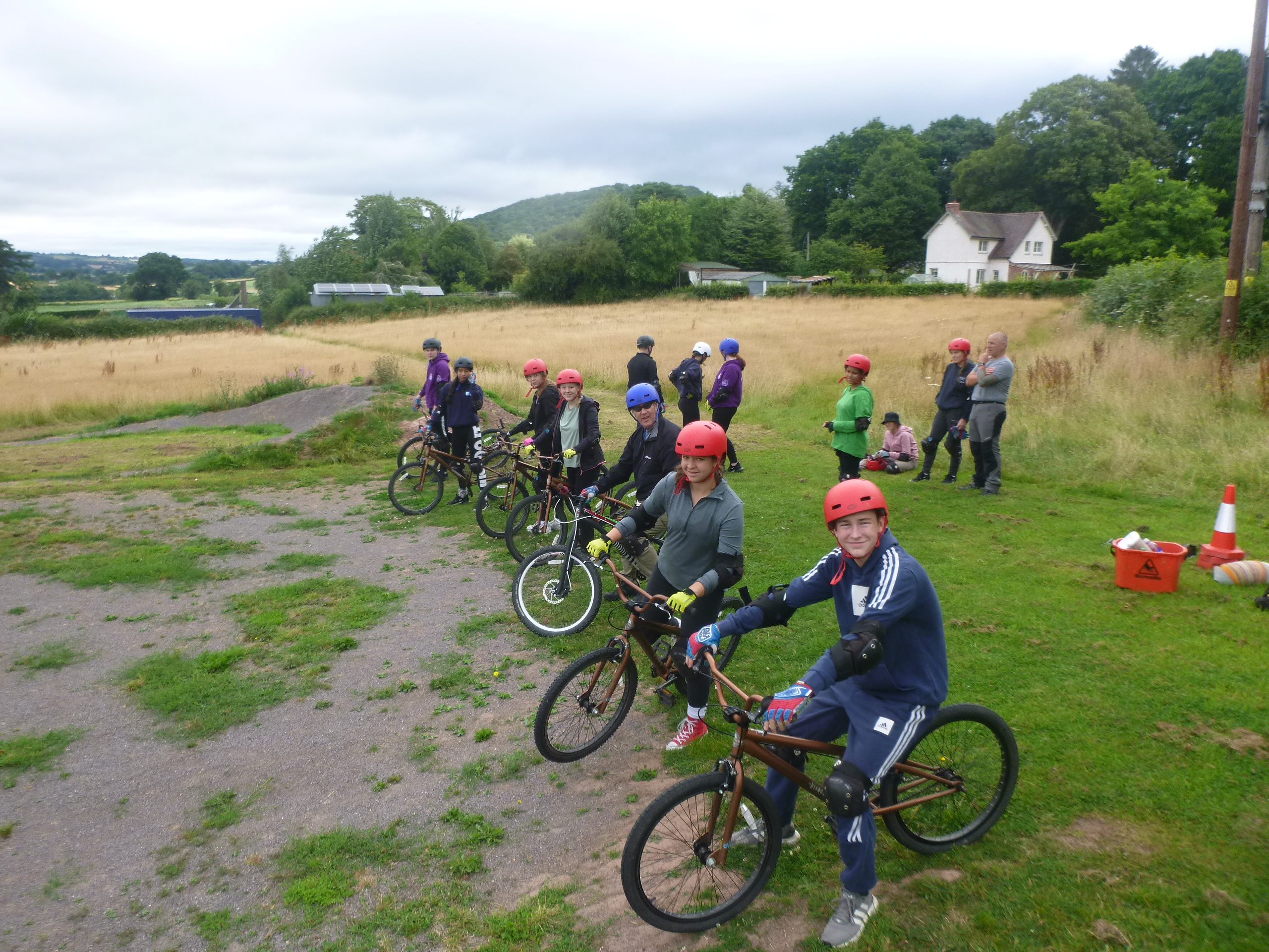 A Trewern BMX session about to start